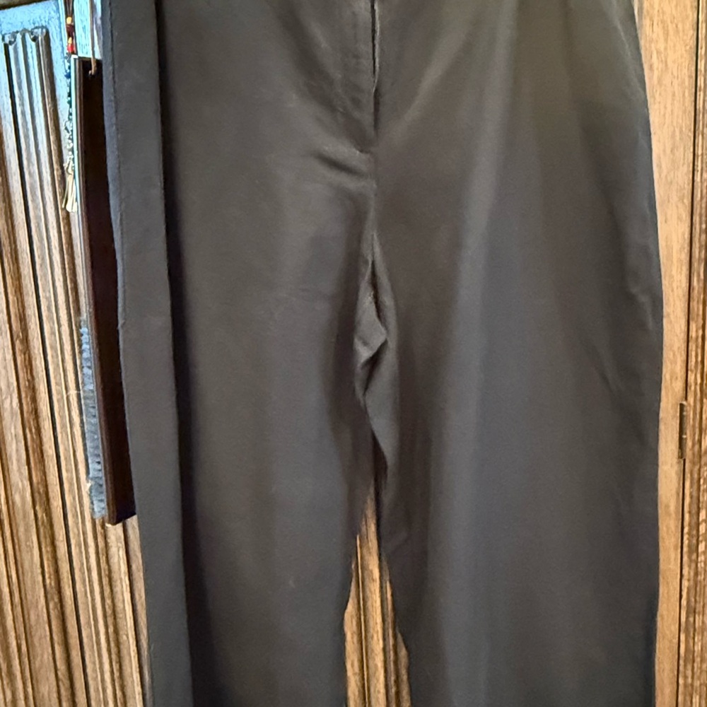 H&M Linen Blend Black Trousers